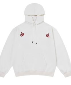 Foam-Printed Butterfly Hoodie