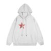 Cute Hoodie with Star Print